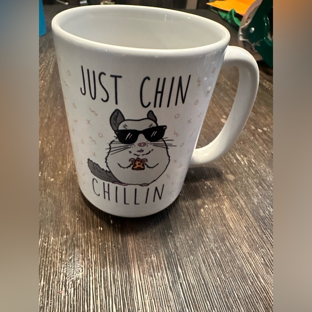 EUC funny Look Human coffee mug. Very sturdy.